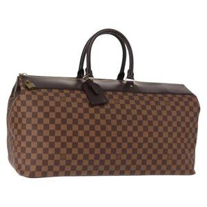 LOUIS VUITTON Damier Ebene Greenwich GM Boston Bag N41155 LV Auth ki6085